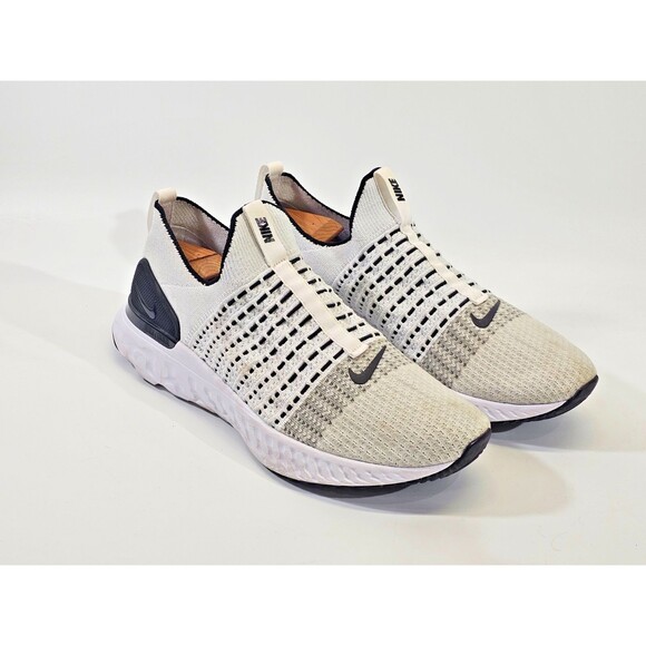 Nike Other - CCN Men's 13 Nike Phantom Run 2 Road Running Shoes Knit Sneakers Slip On B&W EUC